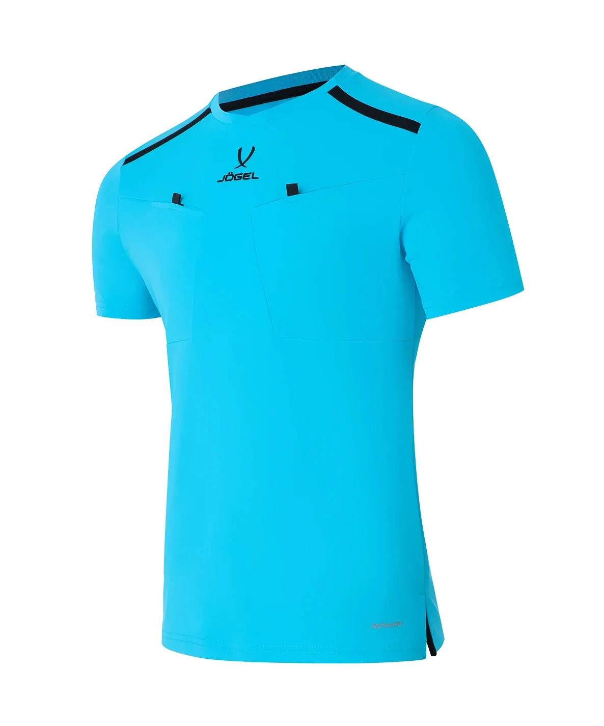 Футболка судейская JÖGEL DIVISION PerFormDRY Referee Tee голубой