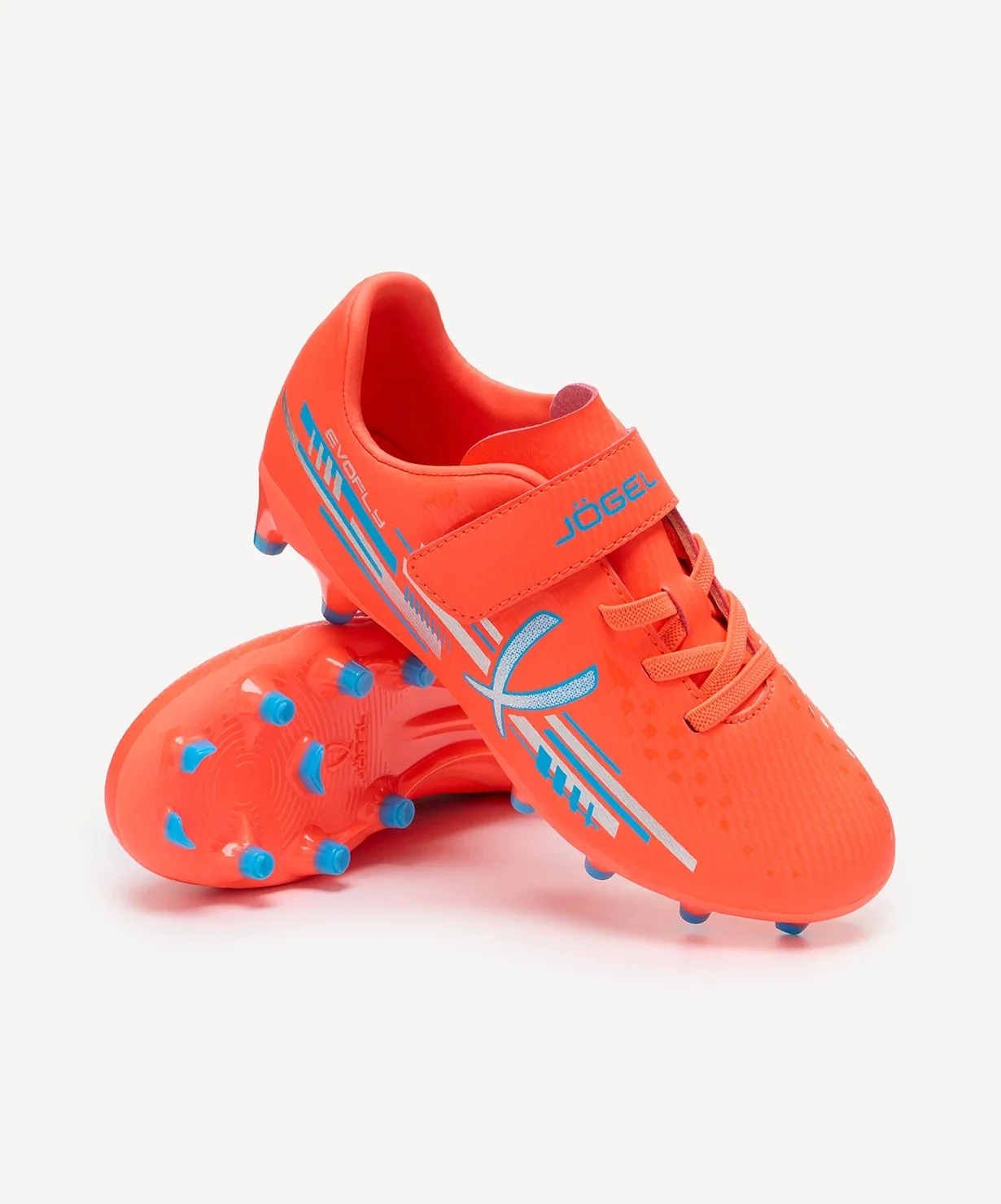 Бутсы футбольные JOGEL Evofly FG Talant Coral детский