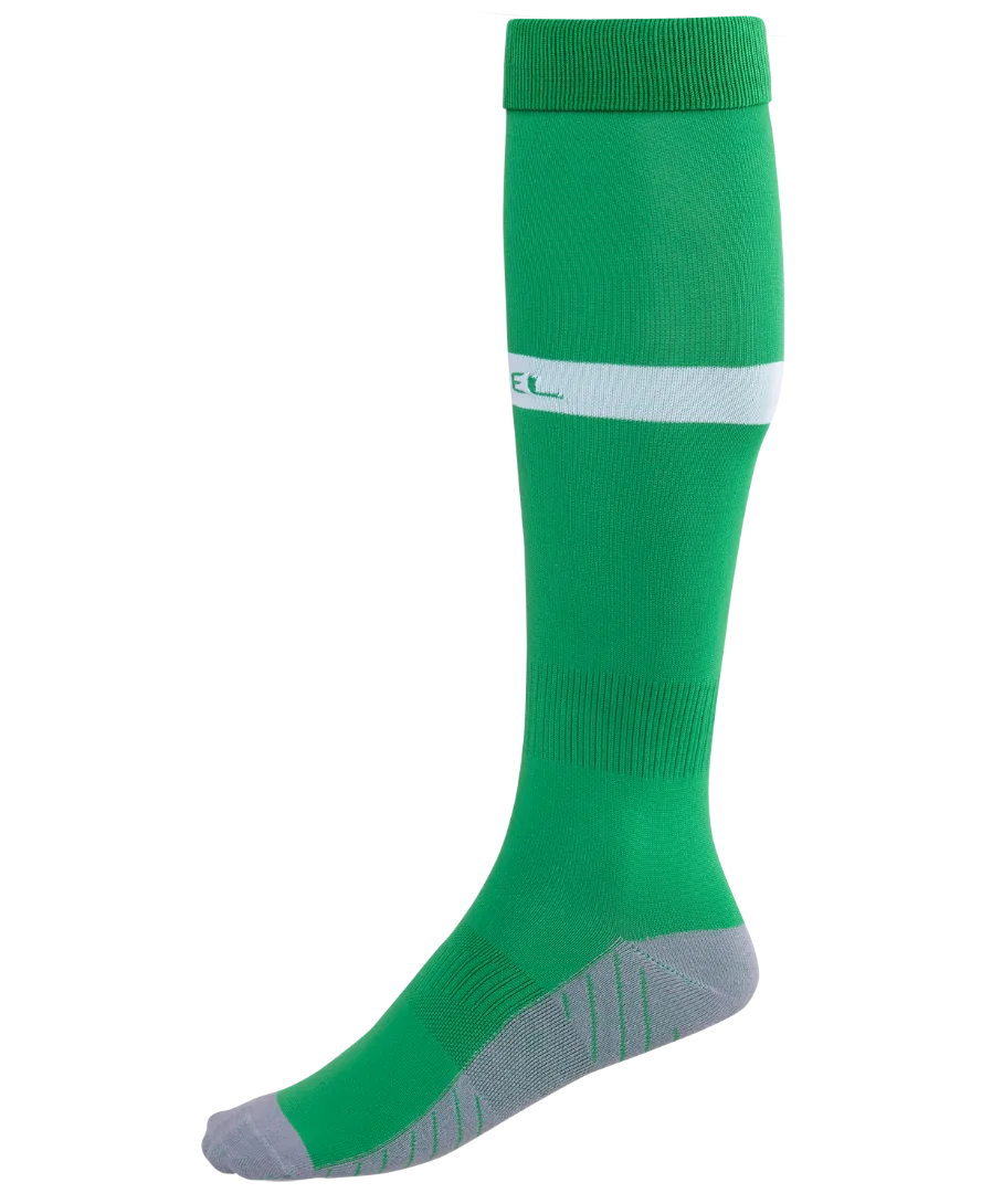 Гетры футбольные Jögel CAMP ADVANCED SOCKS зеленый-белый