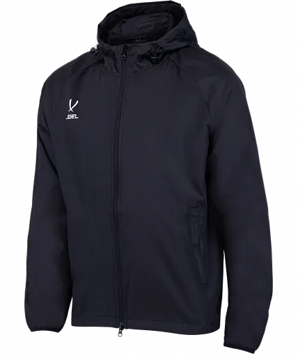 Куртка ветрозащитная Jögel CAMP Rain Jacket черный