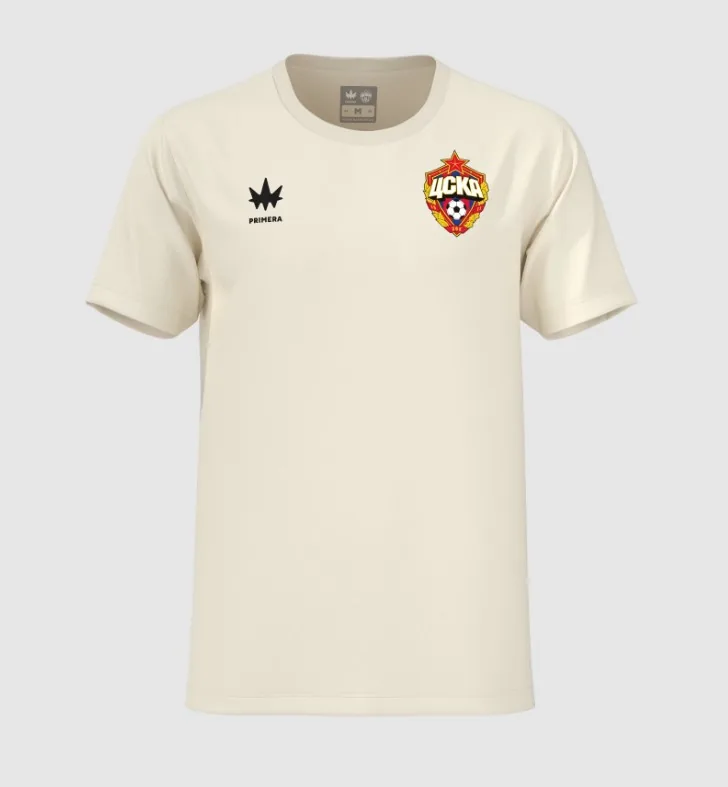 Футболка Primera ЦСКА Element 24 LIQUIDate T-shirt бежевая