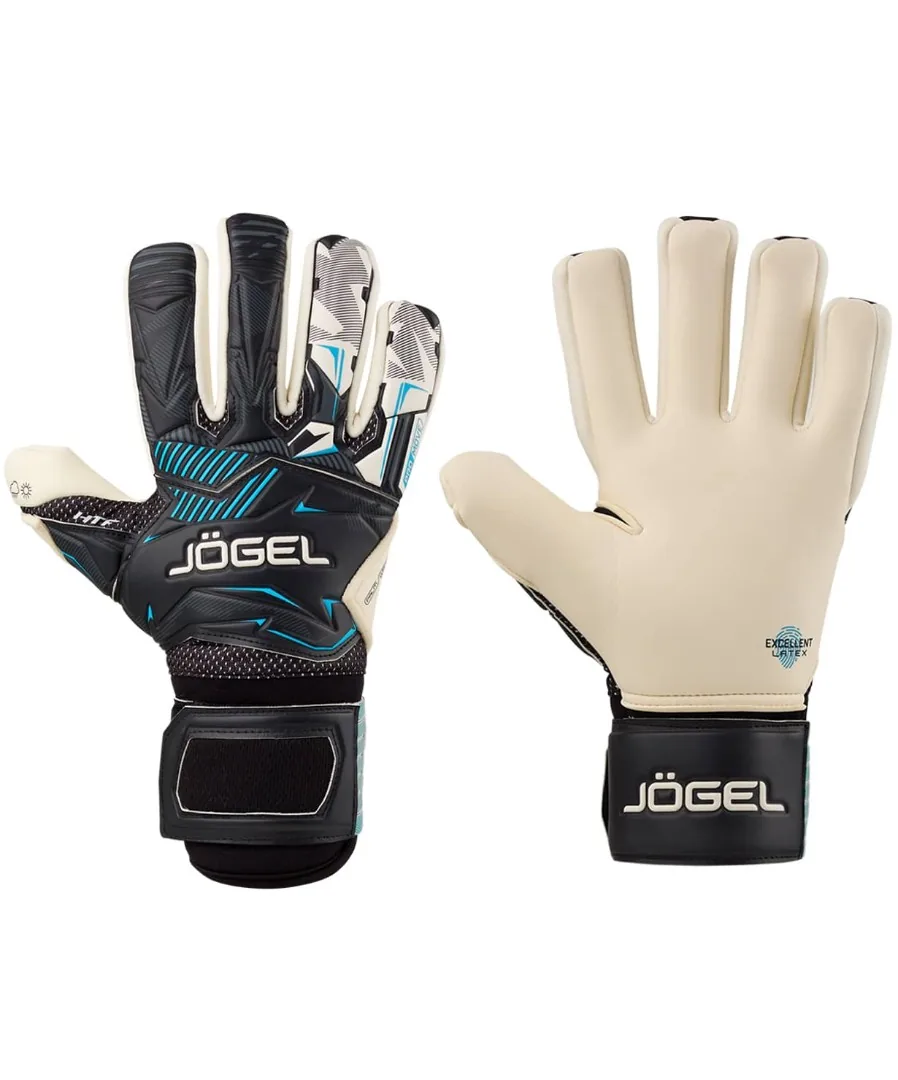 Перчатки вратарские Jögel MAGNUM EL4 Negative черный