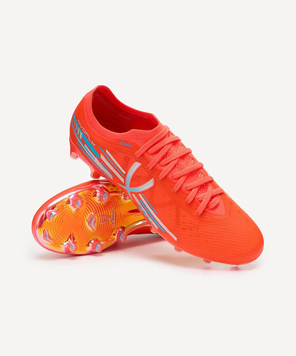 Бутсы футбольные Jogel Evofly FG Prime coral коралловые