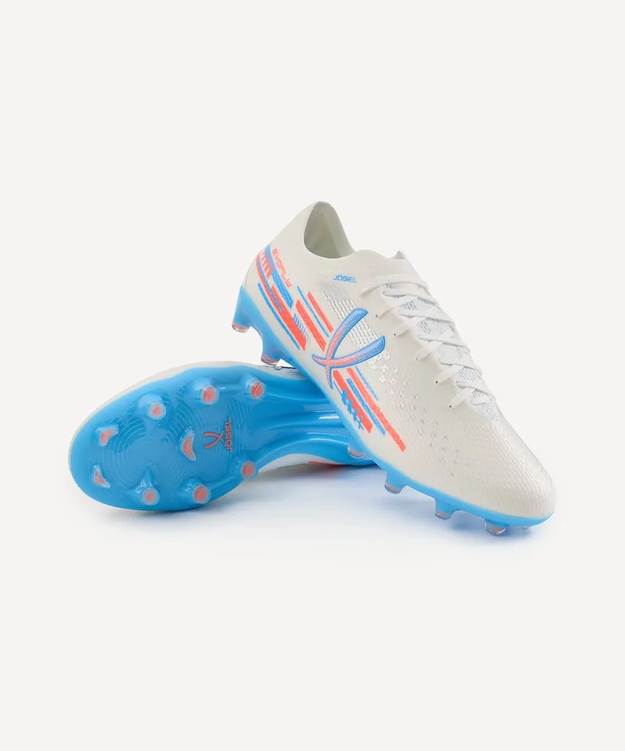 Бутсы футбольные Jögel Evofly FG Pro White-blue