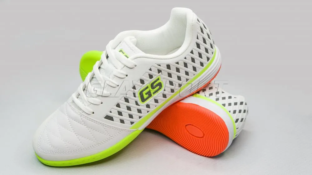 Футзалки GS Classic KIDS CLJ2301IN белый-зеленый
